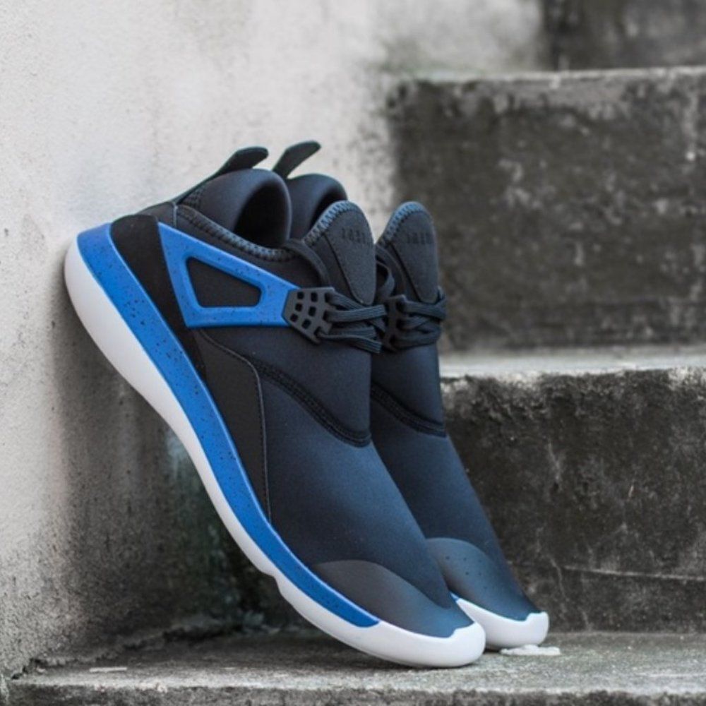 Jordan Fly 89 Trainer Black Blue Shoes